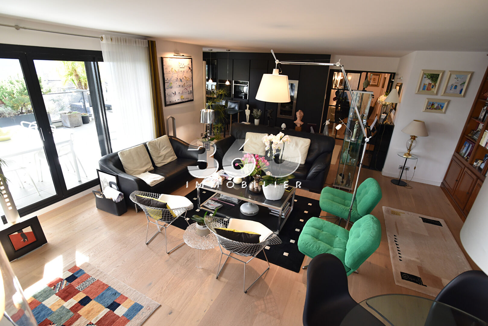 photo T4 en attique -123 m² - Terrasse panoramique 115 m² - Vue lac - Brison-Saint-Innocent 