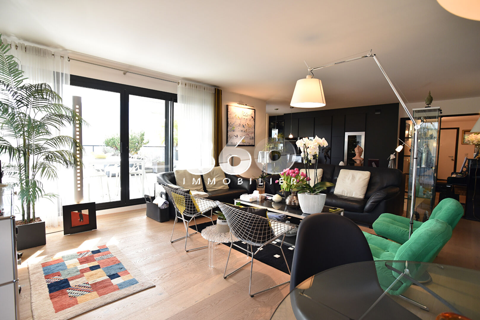 photo T4 en attique -123 m² - Terrasse panoramique 115 m² - Vue lac - Brison-Saint-Innocent 