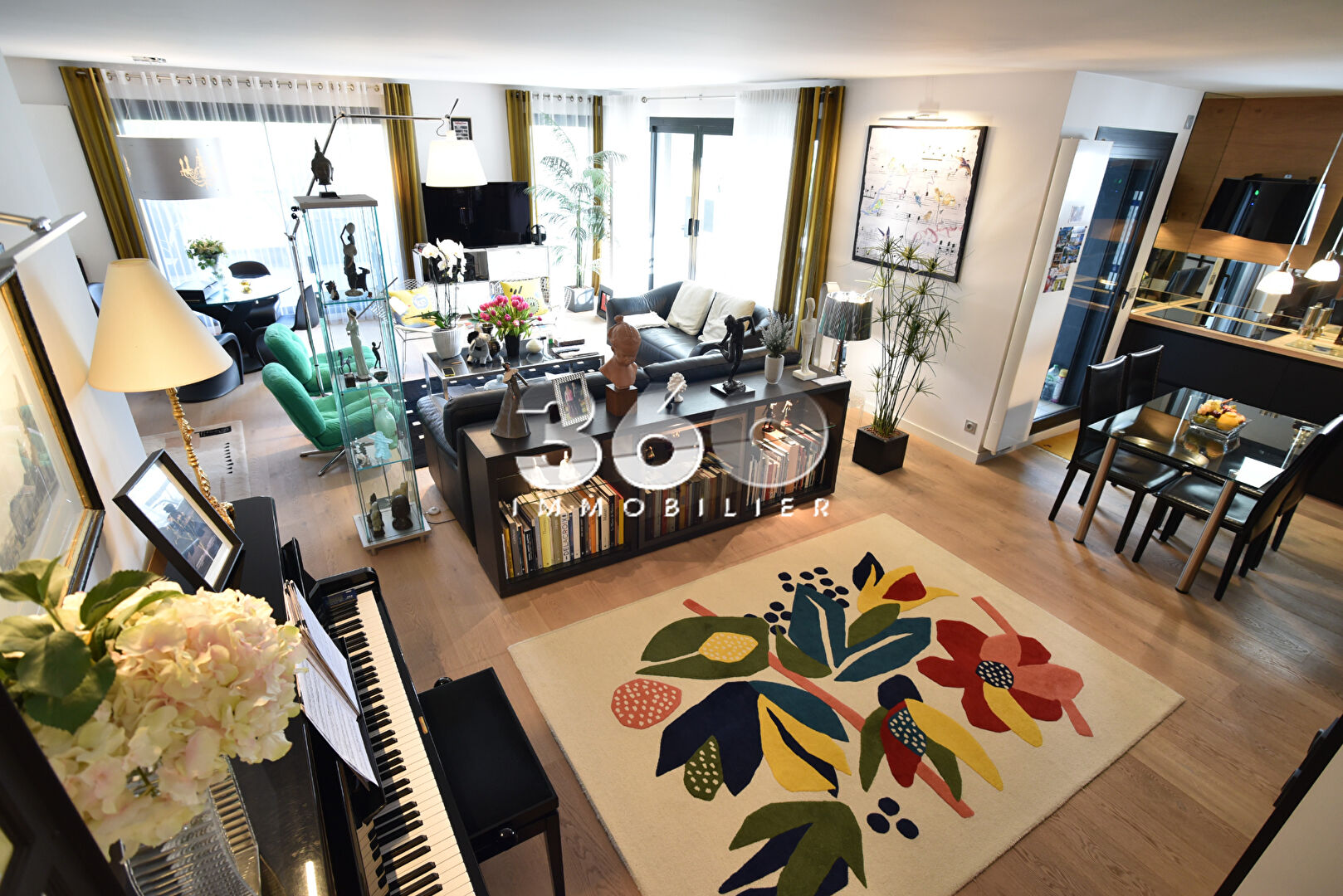 photo T4 en attique -123 m² - Terrasse panoramique 115 m² - Vue lac - Brison-Saint-Innocent 